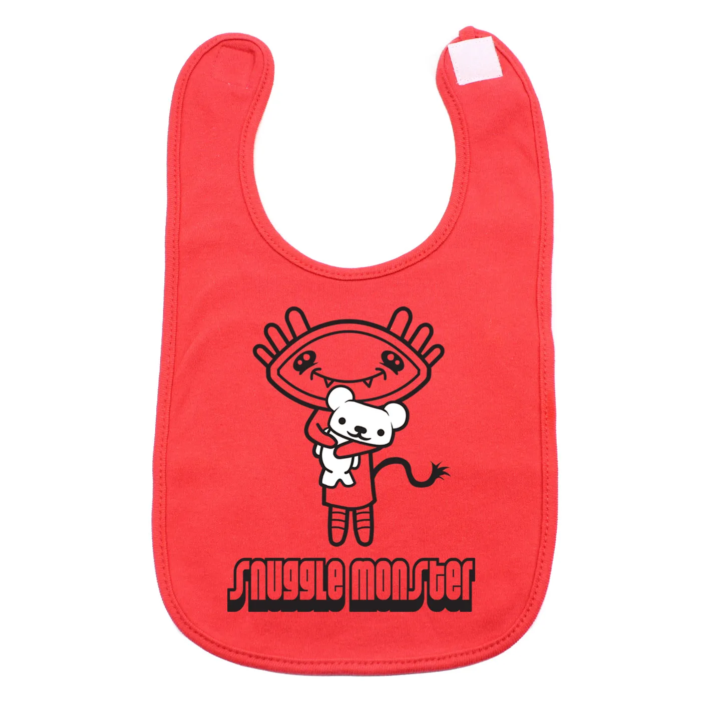 Snuggle Monster Unisex Newborn Baby Soft Cotton Bib