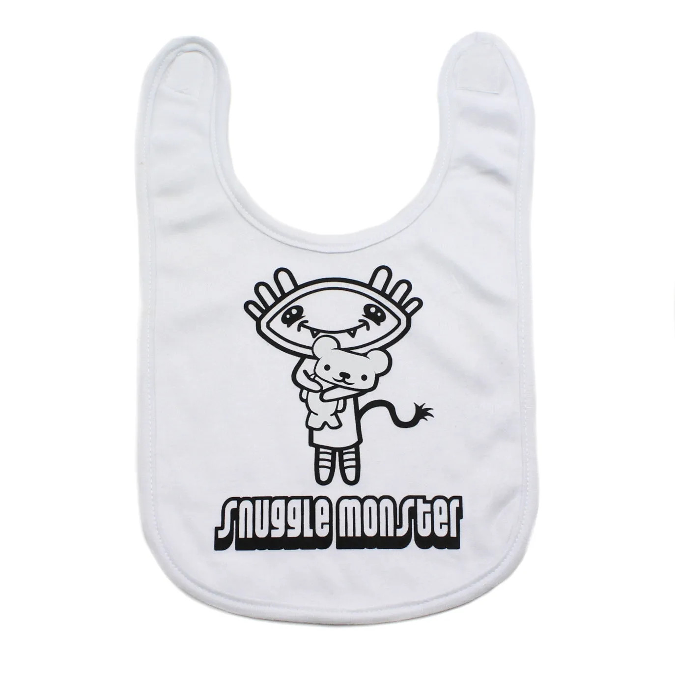 Snuggle Monster Unisex Newborn Baby Soft Cotton Bib