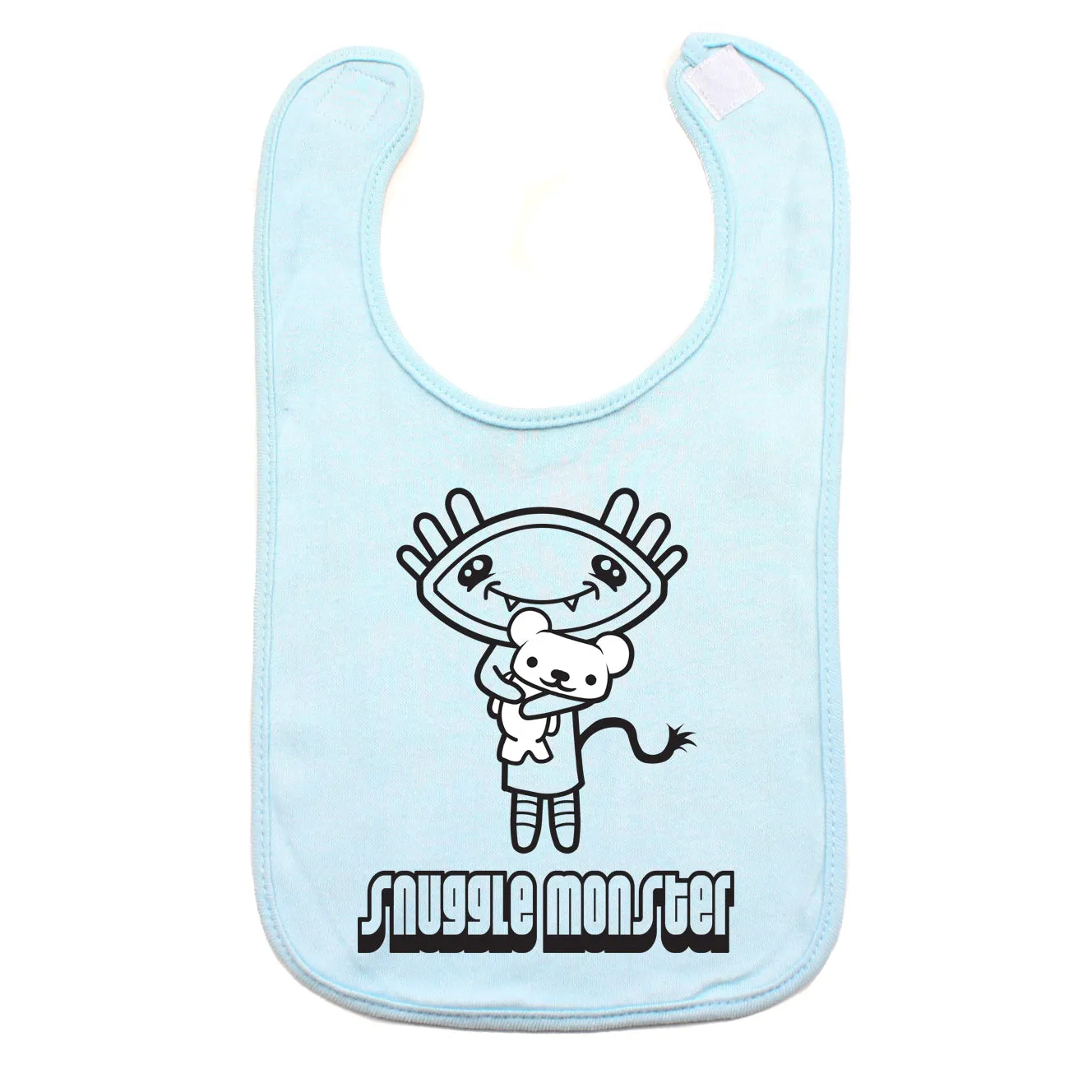 Snuggle Monster Unisex Newborn Baby Soft Cotton Bib
