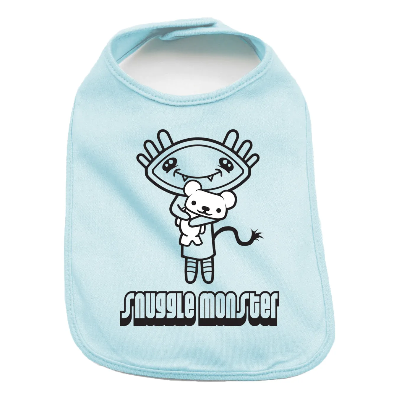 Snuggle Monster Unisex Newborn Baby Soft Cotton Bib