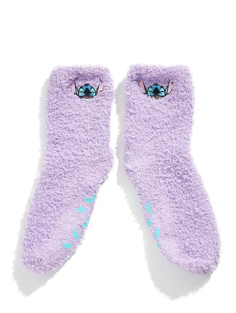 Stitch Fluffy Socks