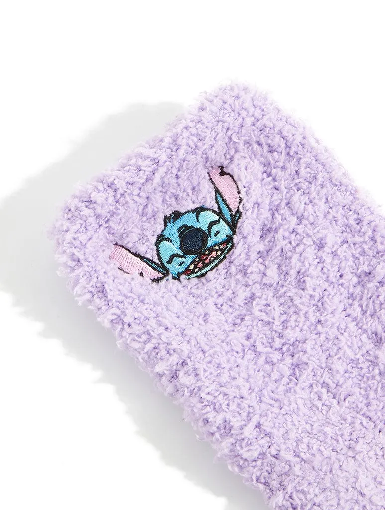 Stitch Fluffy Socks