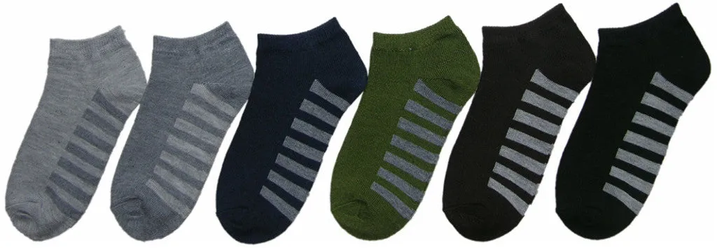 toddler's no show socks - striped sole patterns - size 2-4 Case of 360
