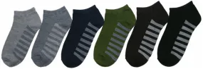 toddler's no show socks - striped sole patterns - size 2-4 Case of 360