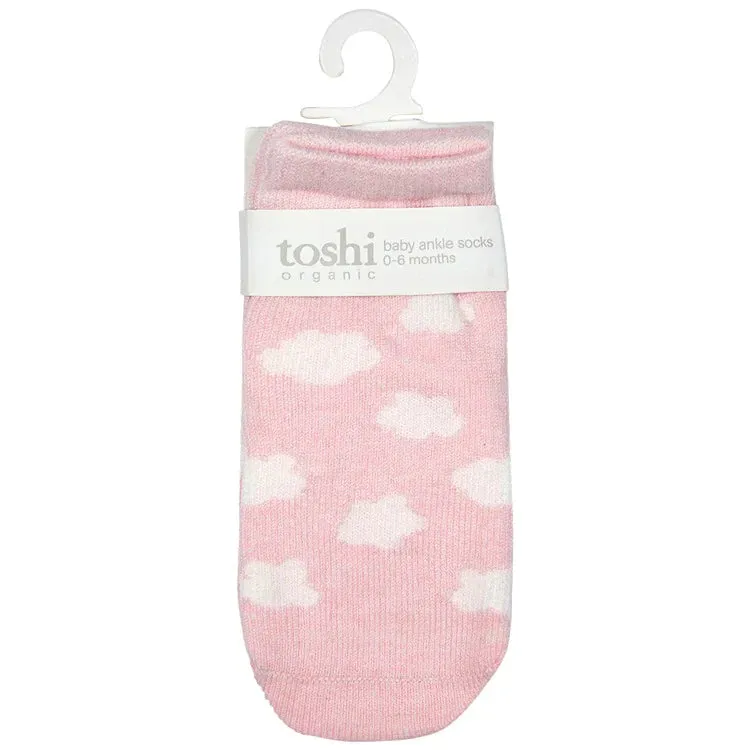 Toshi Organic Baby Socks Jacquard / Claudia