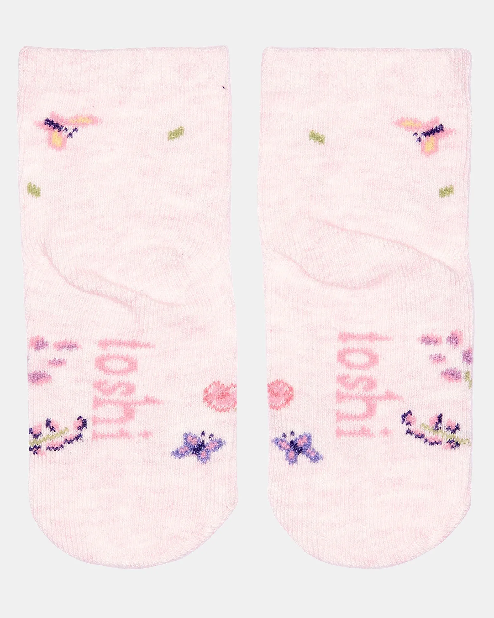 Toshi Organic Baby Socks Jacquard/Butterfly (0-24M)