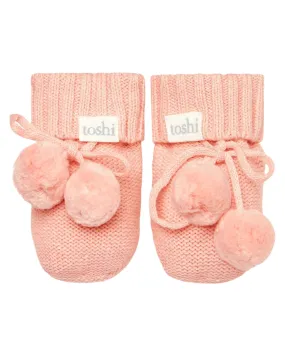Toshi Organic Booties Marley Blossom