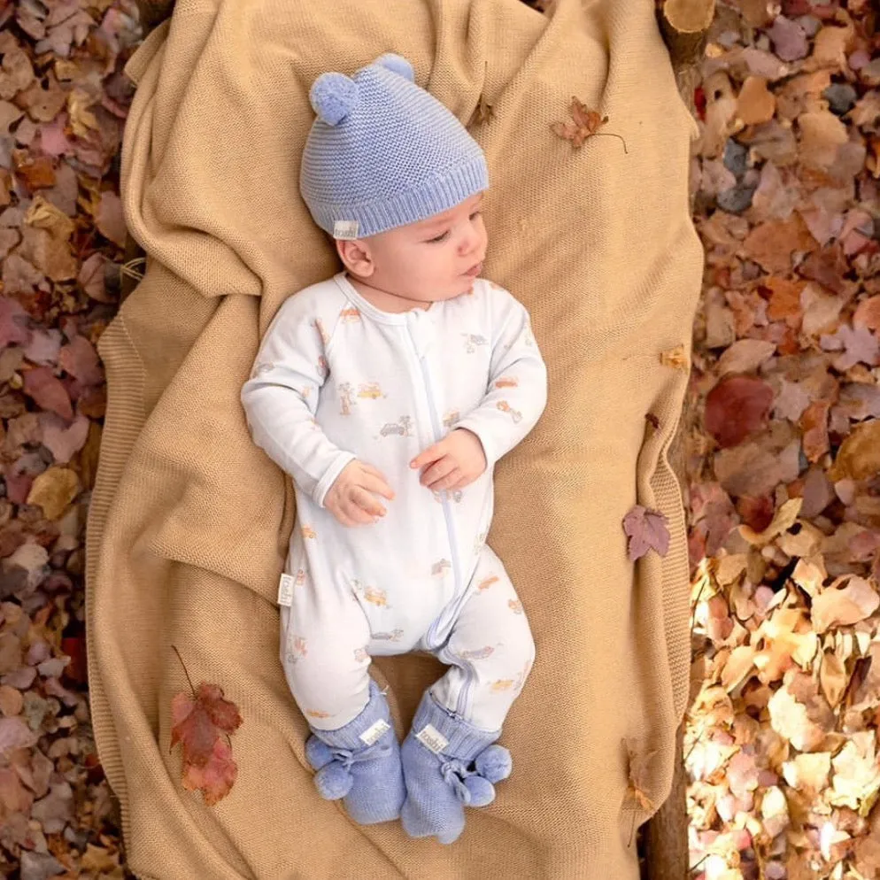 Toshi Organic Booties Marley - Seabreeze