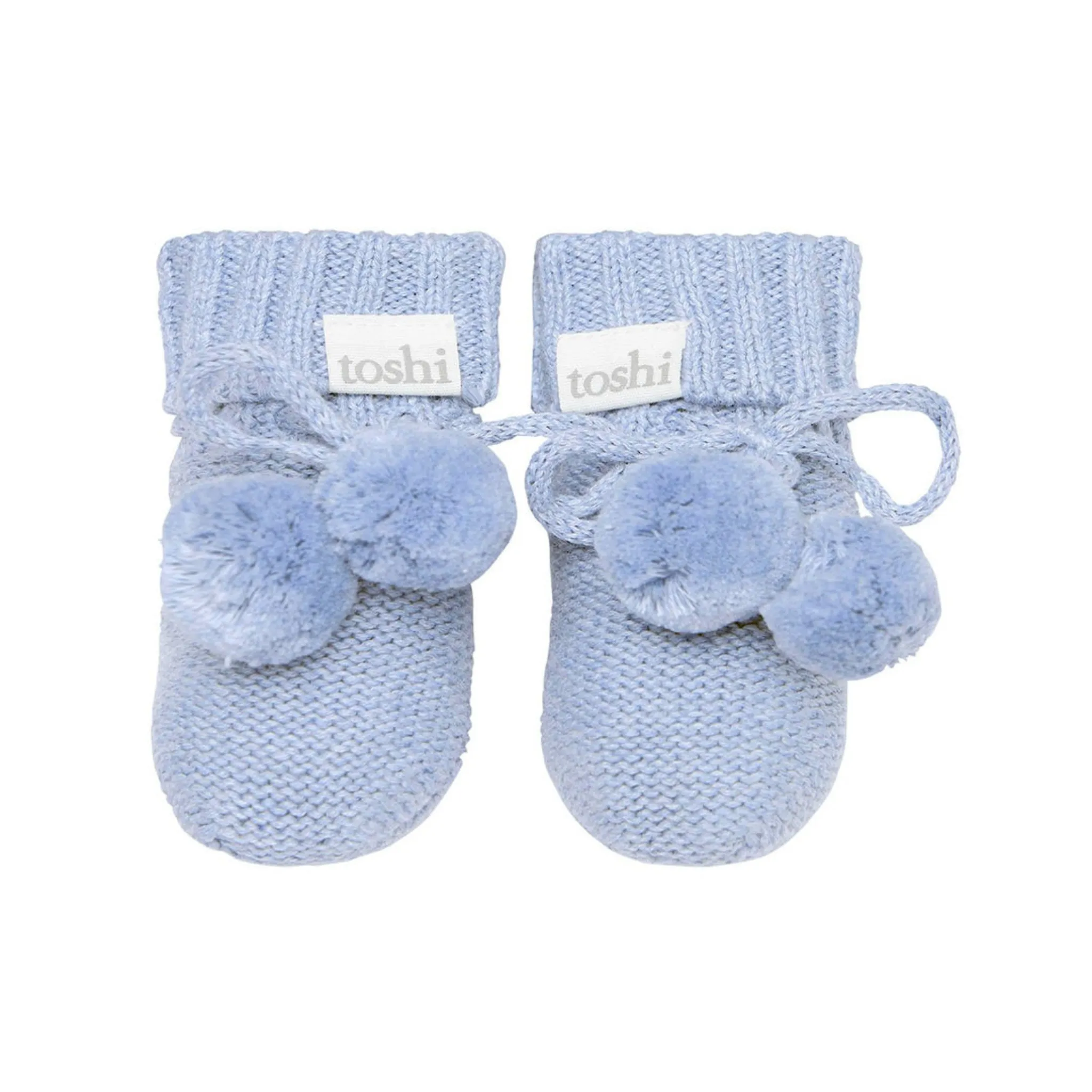 Toshi Organic Booties Marley - Seabreeze