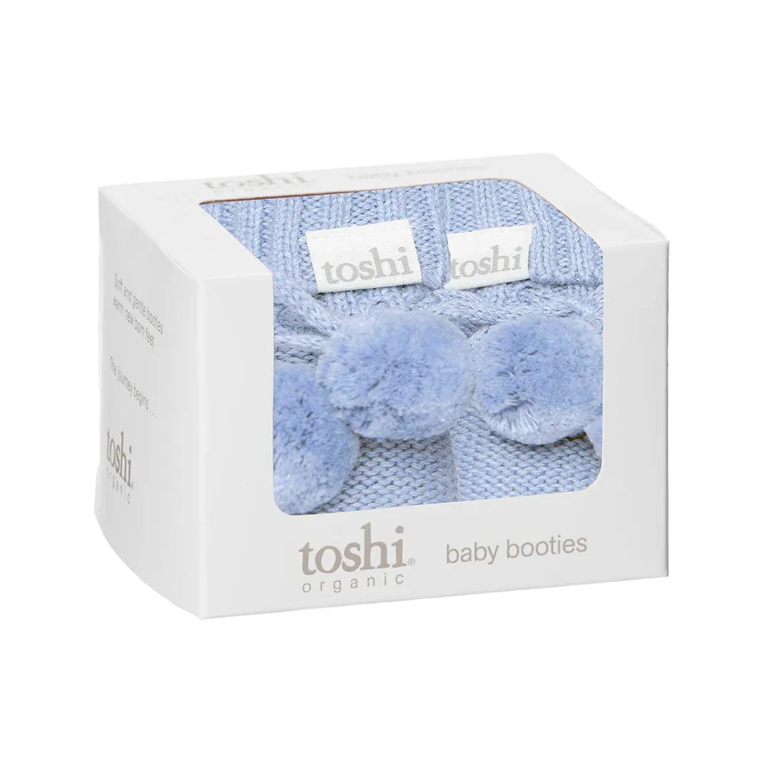 Toshi Organic Booties Marley - Seabreeze