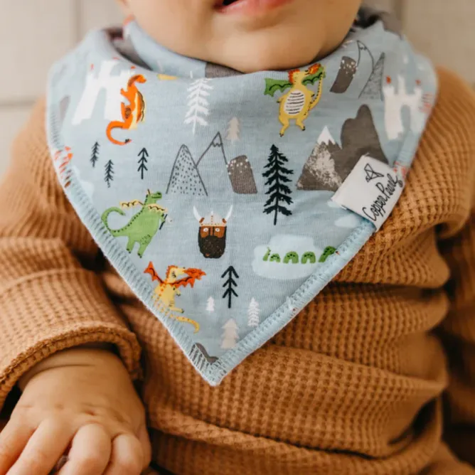 Viking Bandana Bibs - Copper Pearl