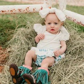 White Vintage Onesie Baby (0-18M)
