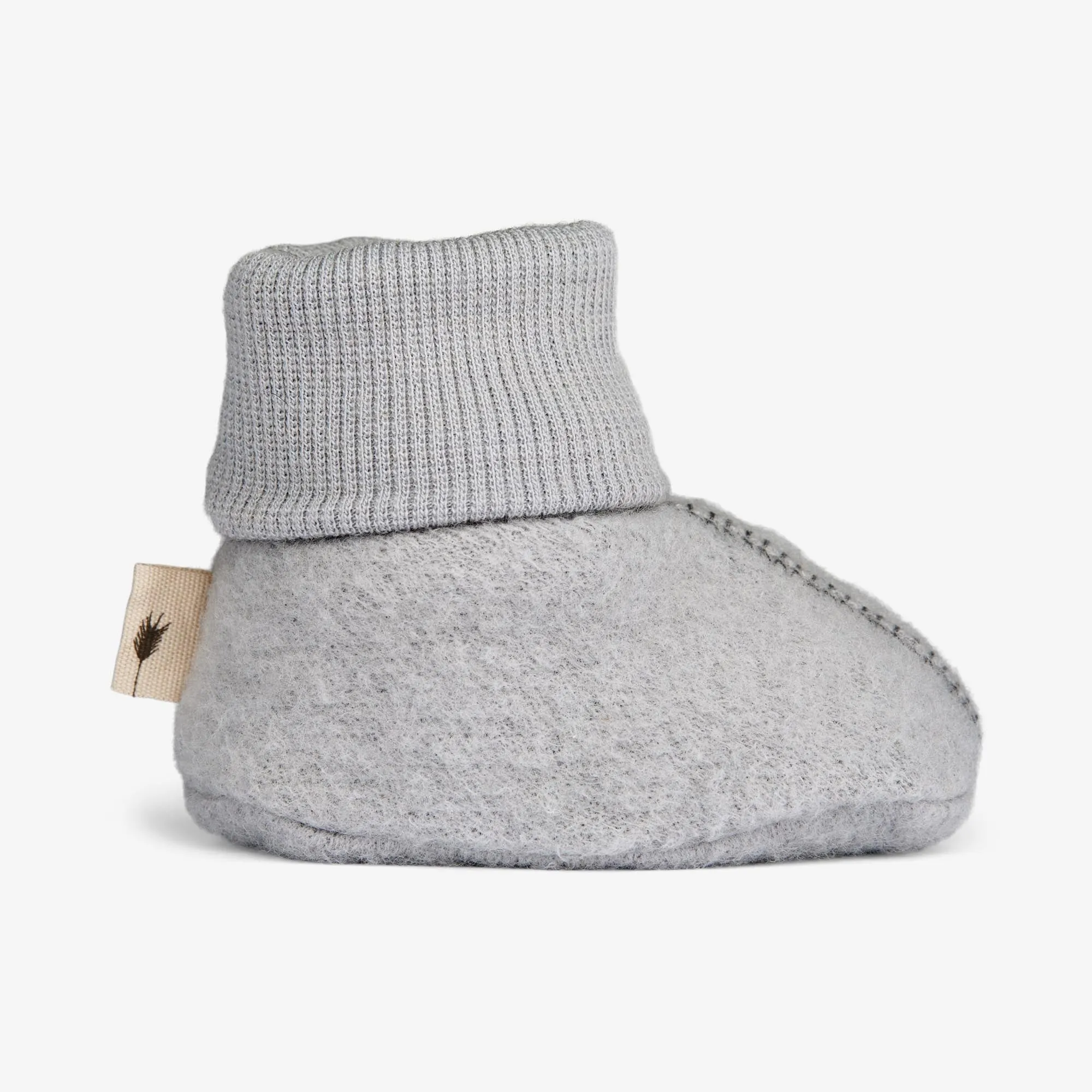 Wool Fleece Booties | Baby - winter sky